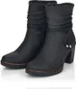 Rieker Damen Stiefelette Kordel Blockabsatz Warmfutter Produktbild-Vorschau 84