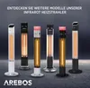 Promiennik podczerwieni AREBOS 2000 W, z pilotem zdalnego Podgląd zdjęcia produktu 4