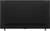 The back of a black television set with two circular buttons near the top. Voir les images du produit