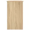 A close-up view of a wooden desk surface. Produktbild-Vorschau