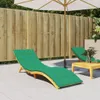 vidaXL Sonnenliegen-Auflage Grün 200x50x3 cm Oxford-Gewebe Produktbild-Vorschau 2