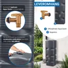 4rain QUADRO Wandtank 170 Liter graphite grey Productafbeelding-voorbeeld 4