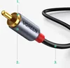 Ugreen audio kábel USB typ C na 2RCA 1,5 m sivý (model: Náhľad obrázku produktu 2