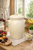 KERAZO Rumtopf 5,0 Liter aus Steinzeug Keramik BEIGE - Produktbild-Vorschau 3