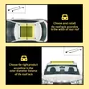 HOMCOM Barres de toit de voiture transversales porte-bagage Voir les images du produit 12