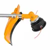 Close-up of the cutting head and guard of a string trimmer. Produktbild-Vorschau