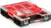 A black and red organizer box with a clear lid, shown from a slightly elevated angle. Anteprima dell’immagine prodotto