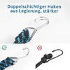 Verstellbar Spanngummi ,4er Expander mit Haken Produktbild-Vorschau 5