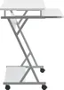 [en.casa] Rollbarer Schreibtisch 60x40x75cm Weiß Rollbar Produktbild-Vorschau 3