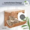 Lycce Katzenbett Wand | Kletterwand Katzen | Katzenmulde Produktbild-Vorschau 10