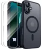 Coque + 2 Verres Trempés pour iPhone 16, Protection avec Voir les images du produit 1