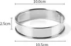6 Stück 10CM Tortenring Backringe Kuchenring Crumpets Ringe Produktbild-Vorschau 2
