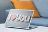 MuchoWow® Laptop Aufkleber Sticker Cover Ich liebe dich in Produktbild-Vorschau 4