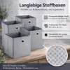 Faltbox 4er Set Aufbewahrungsbox Faltkiste Box Regalbox Produktbild-Vorschau 8