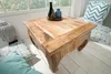 Table basse massive OPIUM ANTIQUE 60 cm en bois de manguier Voir les images du produit 2