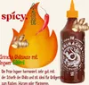 A-ONE Sriracha Ingwer Scharfe Sauce 500ml - scharfe Produktbild-Vorschau 2
