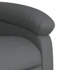 Massagesessel Grau Kunstleder 70 x 92 x 99,5 cm (B x T x H) Produktbild-Vorschau 8