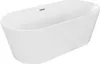 Mexen Luna freistehende Badewanne 140 x 75 cm, weiß, Produktbild-Vorschau 1