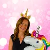 LED Einhorn Haarreif Unicorn bunt blinkend Leuchtend Produktbild-Vorschau 4