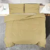 vidaXL Bettwäsche-Set Taupe 135x200 cm Baumwolle Produktbild-Vorschau 5