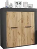 VCM Holz Kommode | Sideboard mit Drehtüren | Maße ca. H. 89 Produktbild-Vorschau 3