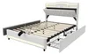 ProximaX Beige Polsterbett 140x200cm mit Schubladen & Produktbild-Vorschau 11