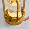 LED Akku Tischlampe Gold Kabellos, Touch Tischleuchte Produktbild-Vorschau 8