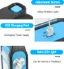 solární USB dobíjecí kempingová svítilna 3 v 1, vodotěsná Náhled obrázku produktu 6