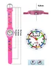 Pacific Time Kinder Armbanduhr Mädchen Lernuhr ABC Schule Produktbild-Vorschau 2