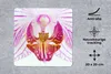 MuchoWow® Mauspad Mousepad Orchidee Detail 20x20 cm - Produktbild-Vorschau 2