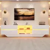 Merax Hochglanz TV-Lowboard mit LED Beleuchtung, TV-Schrank Produktbild-Vorschau 14