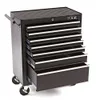 HBM Werkzeugwagen mit 7 Schubladen – 62 cm – Schwarz Produktbild-Vorschau 2