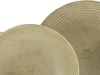 A close-up view of two ceramic plates with a concentric ring pattern. Produktbild-Vorschau
