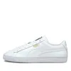 A white Puma Basket Classic XXI Uni Sneaker is shown from the side against a white background. Produktbild-Vorschau