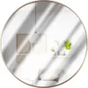 Eleganter runder Wandspiegel mit Goldrahmen Produktbild-Vorschau 2
