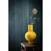 PIP STUDIO Vase Metal medium ockergelb 24 x 40 cm Produktbild-Vorschau 6