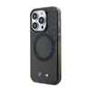 A black iPhone 14 Pro Max case with BMW branding and MagSafe ring. Anteprima dell’immagine prodotto