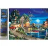 Norimpex Diamond Gemä lde Smoke by the lake 30x40cm Produktbild-Vorschau 5