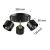 Reflektor sufitowy MasterLED - Ø 350 mm - 3x E27 do 35W - Podgląd zdjęcia produktu 5