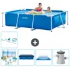 Obdĺžnikový bazén s rámom – 220x150x60 cm – 6-dielny – Náhľad obrázku produktu 1