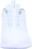 A close-up, front-facing view of a white athletic shoe. Produktbild-Vorschau