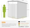 Plastikowa szopa Outsunny 3.24m² 190x191x215cm szopa Podgląd zdjęcia produktu 3