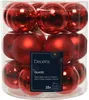 Weihnachtskugeln Glas 4cm 18 Stück - Weihnachtsrot Produktbild-Vorschau 5