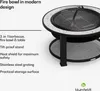 Blumfeldt Outdoor Miska ogniowa do ogrodu, 3 w 1 – może Podgląd zdjęcia produktu 2