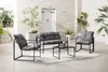 home24 Gartensitzgruppe - 4-teilig - Eisen / Polyester - Produktbild-Vorschau 2
