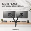 ProfiPatch Monitor Halterung 2 Monitore, arm für VESA Produktbild-Vorschau 4