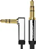 Close-up of two 3.5mm audio jack connectors, one straight and one angled. Anteprima dell’immagine prodotto
