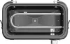 Top-down view of an open portable grill. Náhľad obrázku produktu