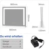 Heilmetz LED Schminkspiegel mit Beleuchtung, 60 x 52 cm Produktbild-Vorschau 5
