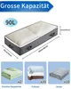 4x Große Aufbewahrungsbox Unterbett 100x50x15cm, 90L Produktbild-Vorschau 2